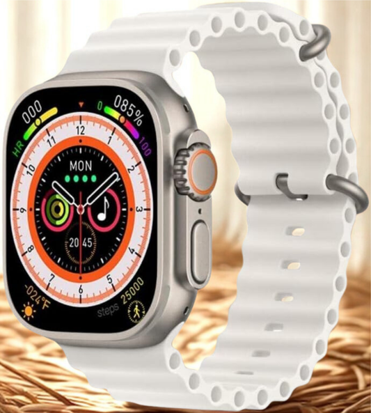 Smartwatch Ultra Pro con 2 correas ( negro + blanco )