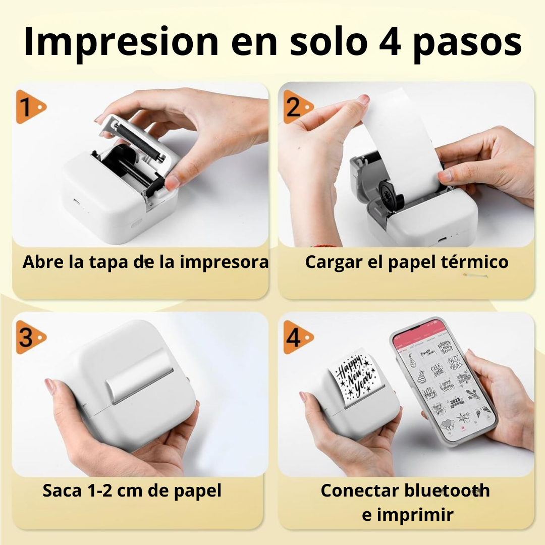 Mini Impresora Térmica Portátil